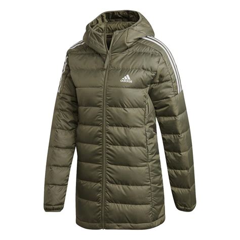 daunen parka damen adidas|adidas Women's Essentials Light Down Hooded Parka.